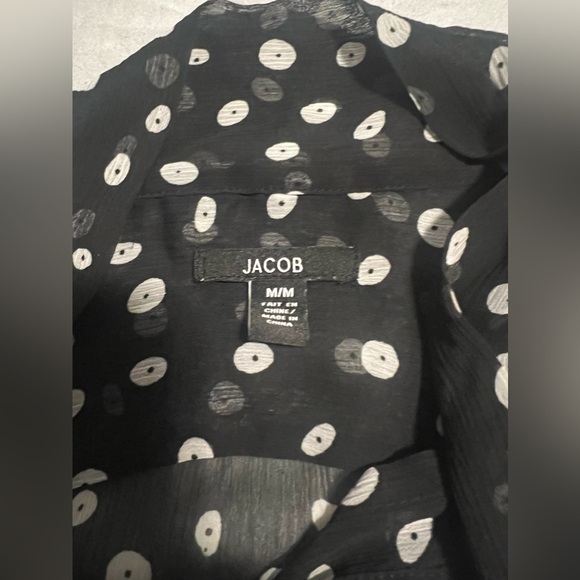 Black Sheer Blouse - Picture 5 of 8